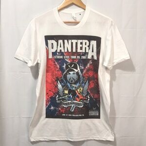 Pantera White Graphic T-Shirt